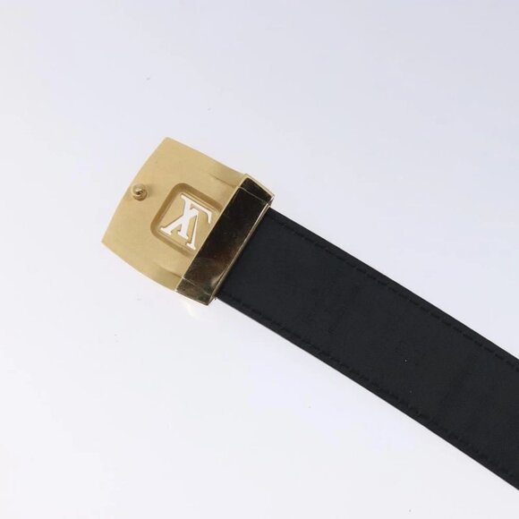 LOUIS VUITTON Multicolor Ceinture LV cut Belt Black M6890 LV Auth - Picture 12 of 12